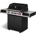 gasgrill uniq 4 ik cruster 4-edelstahlbrenner mehrstufige drehregler 800 c turbo zone switch grid heat range simple clean doppelwandige garhaube gn container bambusbrett 8702