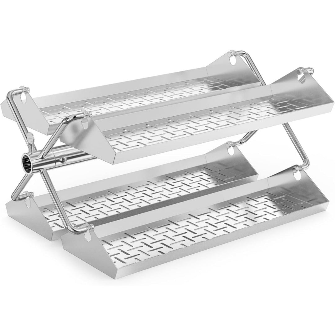 grillrondell fuer drehspiessuniversal rondell grillspiess zubehoer fuer gasgrill kugelgrills und keramik grill edelstahl rotisserie grillschale set fuer gemuese fleisch garnelen