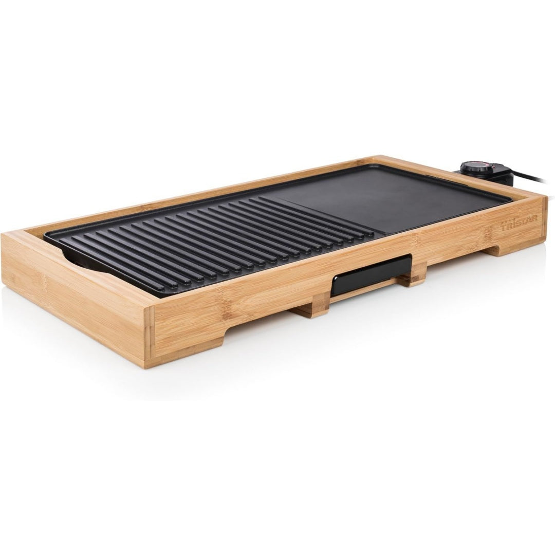 tristar bp-2641 bambus xl-kombinierter grill mit teppanyaki-51 x 254 cm