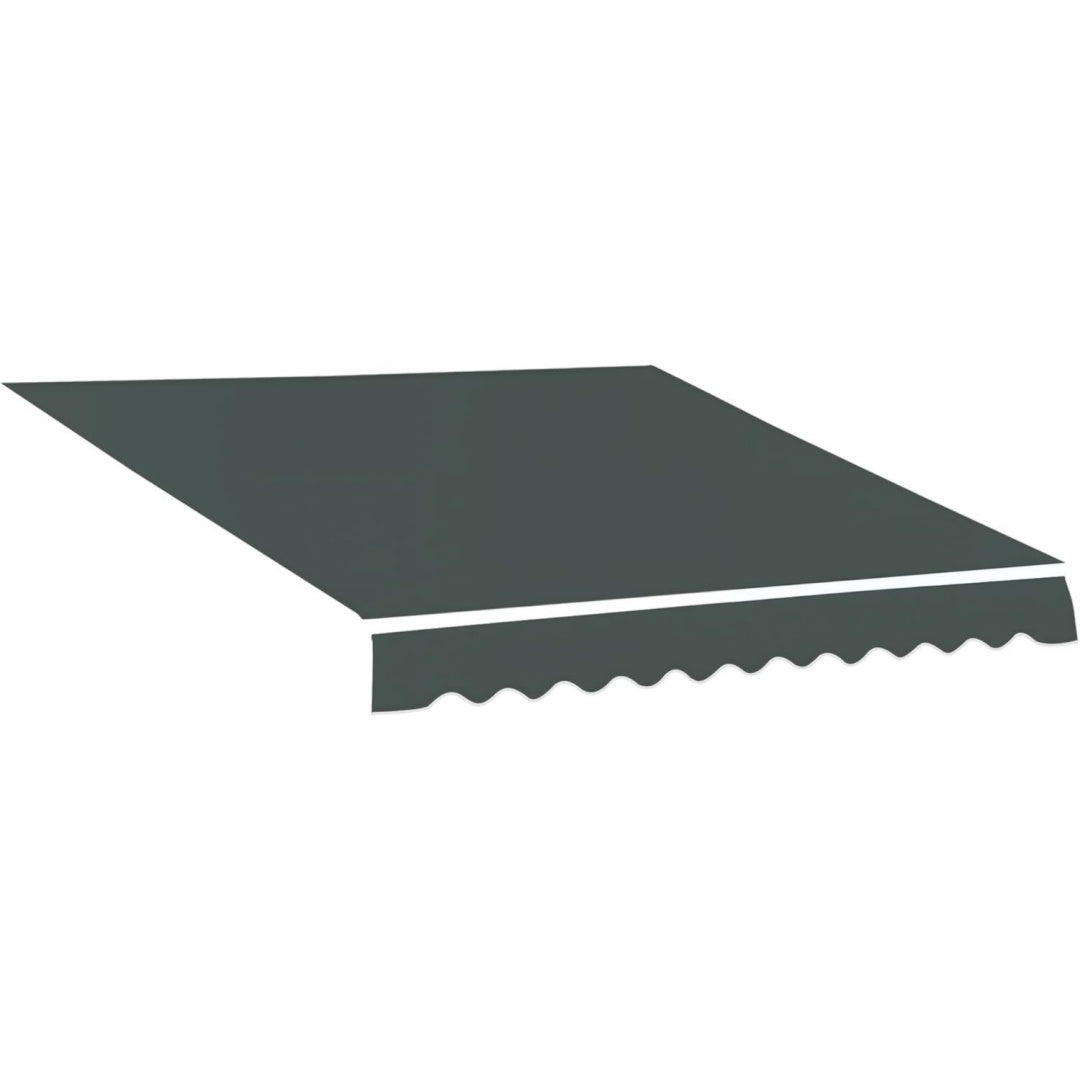 13x8 markisenstoff ersatz uv-schutz grau aussen terrassenmarkise uv-schutz