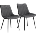 esszimmerstuehle 2er-set gepolstert grau tintenschwarz ldc090g05 kuechenstuhl stahlbeine bis 120 kg belastbar grau-schwarz tyra kollektion ldc090g05